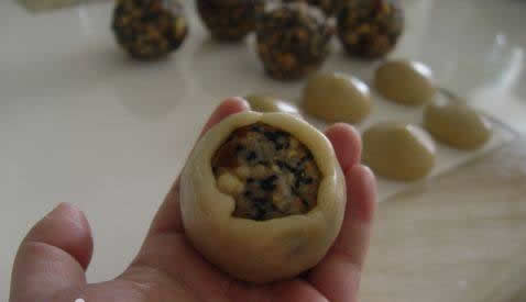 欧美佳教你做五仁月饼