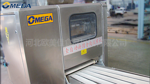 五道自动连续分块机