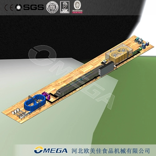 汉堡热狗面包生产线